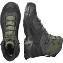 Salomon Men's Quest Element GTX Hiking Shoes, Black/Deep Lichen Green/Olive Night, 9 US