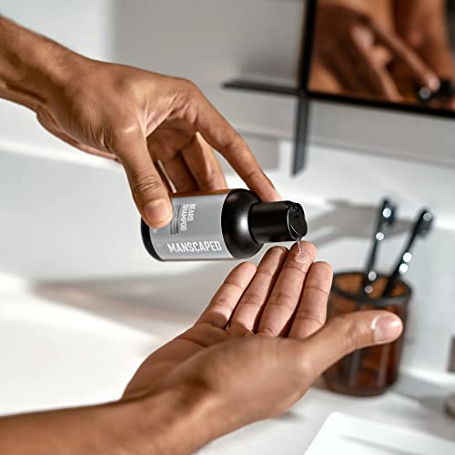 MANSCAPED™ The Beard Hedger™ Advanced Kit Includes Our Premium Precision Beard & Mustache Trimmer, Hydrating Shampoo, Softening Conditioner, Moisturizing Oil & Facial Hair Comb