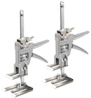 2PCS Labor Saving Arm - Hand Lifting Jack Tool, Height Adjustable Furniture Jack Lifter, Heavy Duty Viking Arm Jack, Cabinet Jack Clamp for Installing Cabinets, 2 Descent Modes, 260LBS Capacity