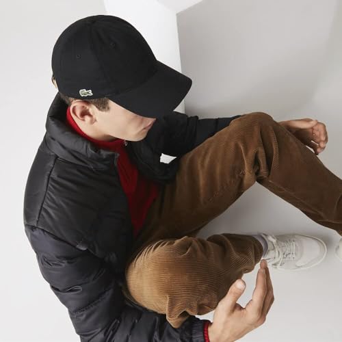 Lacoste Side Croc Cotton Cap Black