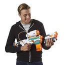 Hasbro NERF Modulus - Tri Strike Blaster inc Barrel Extension, Missile Launcher, 14 official Elite Darts & 1 Missile - Kids Toys & Outdoor games - Ages 8+