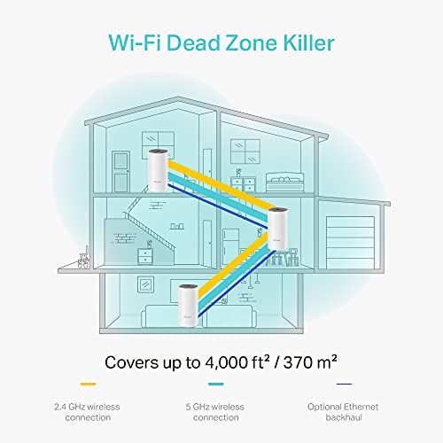 TP-Link AC1200 Whole-Home Mesh Wi-Fi System 3 Pack (Deco E4(3-pack)) AU Version