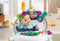 Fisher-Price Astro Kitty SpaceSaver Jumperoo, space-themed infant activity center with adjustable bouncing seat, lights, music and interactive toys