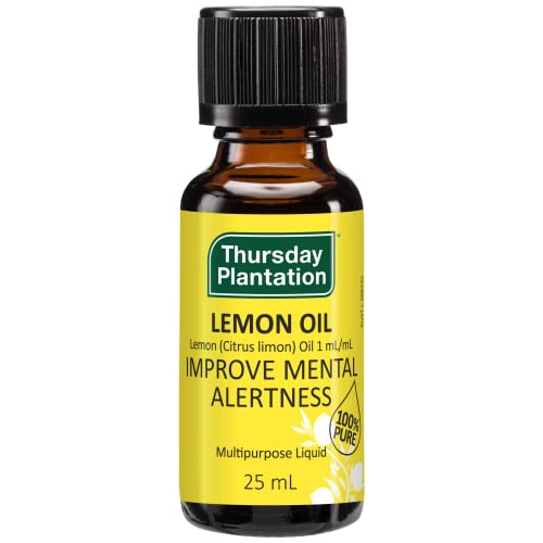 Thursday Plantation 100% Pure Lemon Oil 25ml Yellow, 1, 80.0 grams