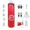 Kmljoee Adult Heavy Boxing Punching Bag - Non Tear PU Leather Boxing, Hanging Bag with Sturdy Metal Set for Men Women Muay Thai, MMA, Taekwondo Home Gym Training Kickboxing (Unfilled Boxing Bag Set)