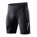 Souke Sports Men's Cycling Shorts Padded Bicycle Riding Half Pants Bike Biking Cycle Tights Black