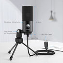 USB Microphone,Fifine Metal Condenser Recording Microphone For Laptop MAC Or Windows Cardioid Studio Recording Vocals, Voice Overs,Streaming Broadcast And YouTube Videos.(669B)