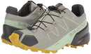 Salomon Women's Speedcross 5 GTX W Trail Running Shoes, Wrought Iron/Spray/Antique Moss, 8 US