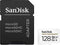 Sandisk High Endurance microSDXC Card, SQQNR 128G, UHS-I, C10, U3, V30, 100MB/s R, 40MB/s W, SD adaptor, 2Y, White (SDSQQNR-128G-G)