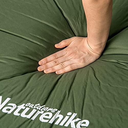 Naturehike Self Inflating Sleeping Pad - 5cm Thick Durable Camping Mattress Connectable with Multiple Lightweight Sleeping Mats for Backpacking, Tent, Hammock, Hiking, Couple, and Family Camping