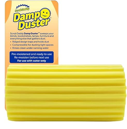 Scrub Daddy Damp Duster, Yellow, ( Pack of 2 )
