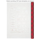Hallmark Holiday Wrapping Paper with Optional DIY Bow Templates on Reverse (3 Rolls: 120 sq. ft. TTL) Red Plaid, Stripes, Polka Dots for Christmas, Valentines Day, Birthdays, Graduations