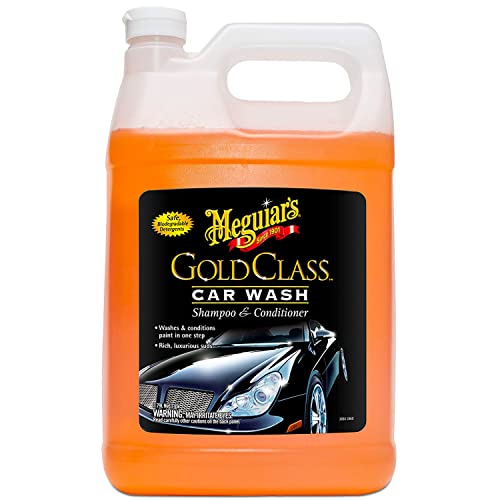 Meguiar's Gold Class Car Wash, Car Wash Foam for Car Cleaning - 1 Gallon Container