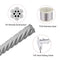 1/8 Stainless Steel Cable with Cutter7x7 Strands Construction,T316 Stainless Steel for Deck Railing,Porch Fence,String Lights Hanging Wire 300FT