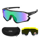 SNOWLEDGE Men Women Cycling Glasses with Polarised Lenses and TR90 Lightweight Frame/Polarized Sport Sunglasses Bike Glasses for Audlt Teenagers