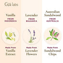 Gya Labs Vanilla, Lavender & Australian Sandalwood Oils (3 x 10 ml)