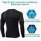 Men's Compression Shirts Longs Sleeve Workout Gym T-Shirt Running Tops Cool Dry Sports Base Layer Athletic Undershirts, Black*3, Large
