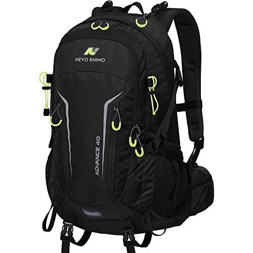 N NEVO RHINO Hiking Backpack Waterproof Outdoor Day Pack, Lightweight  Camping Travel Backpack for Men Women