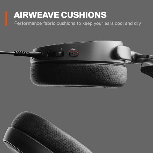 SteelSeries Arctis 3 Console Edition - Stereo Wired Gaming Headset - for Playstation 4, Xbox One, Nintendo Switch, VR, Android and iOS - Black