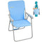 #WEJOY High Beach Chair, Folding Beach Chairs for Adults, 1 Position Lightweight Beach Chair with Shoulder Strap, Supports 300 lbs