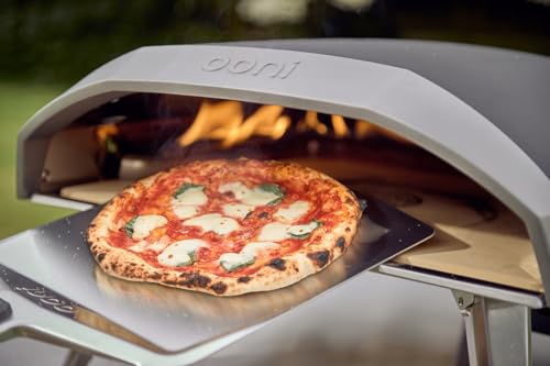 Ooni 16" Pizza Peel – Long Handle Super Smooth Aluminium Pizza Paddle – Lightweight Pizza Turning Peel – Ooni Outdoor Pizza Oven Accessories