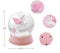 Unicorn Snow Globe for Girls, 100MM Pink Glitter Glass Snow Globes for Kids Women Adults Home Decor Birthday Gift