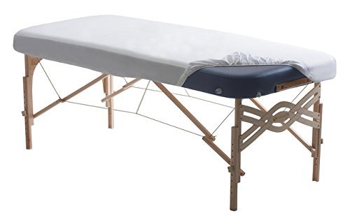 STRONGLITE Portable Massage Table Olympia - Package w/ Adjustable Face Cradle, Face Pillow, Full Round Bolster, Microfiber Sheet Set & Carry Case