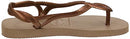 Havaianas Women's Luna Sandal Flip Flop, Rose Gold Rose Gold, 1/2 UK