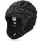 surlim Soft Shell Helmet Flag Football Youth Scrum Cap Rugby Headgear Soft Helmet for Flag Football (Medium, Black)