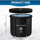 Ice Bath Tub for Athletes Cold Plunge Tub for Recovery (XL Size) Multi Layered Insulated Tub with All-Weather Cover Extra Large Plunge Pool USA Owned By Cold Plunge Pro