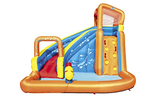 Bestway H2OGO Turbo Splash Water Zone Water Park | Outdoor Mini Water Park with Built-in Slide, Water Gun and Climbing Wall for Kids and Adults