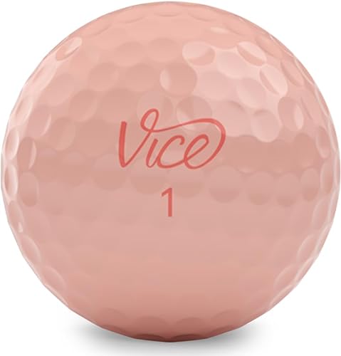 Vice Golf Pro Soft Hue Peach Parfait Golf Balls