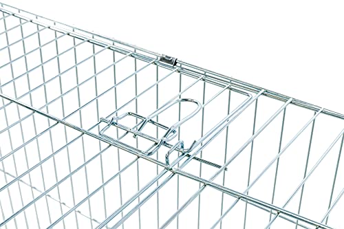 TRIXIE Enclosed Outdoor Run- 34 cu. ft., Galvanized Metal Cage, Portable Pen for Rabbits or Guinea Pigs