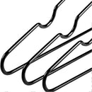 10PCS Metal Clothes Hangers Anti Slip Rubber Coated Wire Suit Coat Hanger Adult