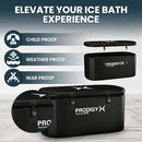 PRODIGYX Ice Bath Tub for Athletes XL - Water Chiller Compatible - Cold Plunge - Outdoor, Portable, Inflatable - RecoveryPRO