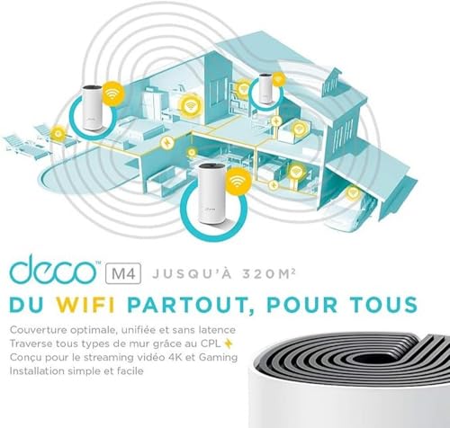 TP-Link Deco M4 3 Pack Wireless AC1200 Router | AU Version |