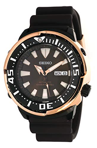 SEIKO PROSPEX Gold Fin Tuna Limited Edition 2200pcs Diver's 200M Rose Gold Brown Dial Watch SRPD14K1