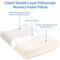 Clowii Contour Memory Foam Pillow, Neck Pillows for Sleeping, Cervical Pillow for for Neck Pain, Orthopedic Contour Pillow Support for Back, Stomach, Side Sleepers (Contour Pillow)