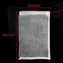 100 Pcs 10'' X 6'' Mesh Bags, Garden Plant Fruit Protection Drawstring Mesh Bag Barrier Bag Mesh Vegetable Fruit Bag