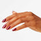 OPI Nail Lacquer, Up to 7 Days of Wear, Chip Resistant and Fast Drying Nail Polish, I'm Not Really a Waitress, 15ml