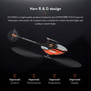 OMPHOBBY M2 V2 RC Helicopters Dual Brushless Motors RC Helicopter for Adults Direct-Drive 3D Remote Control Helicopter-BNF(Dull Purple)