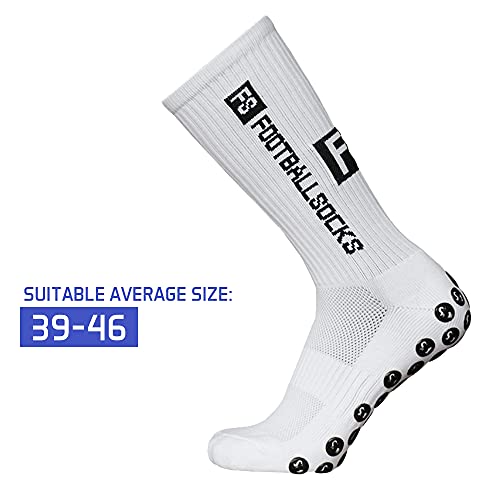 Staright Outdoor Sports Running Socks Compression Stretch Socks Athletic Football Soccer Socks Anti Slip Socks with Grips