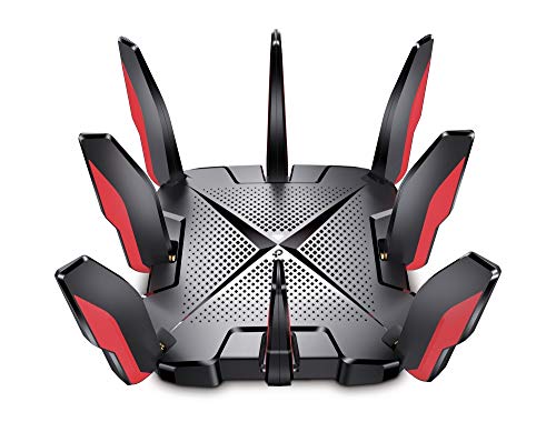 TP-Link AX6600 Tri-Band Wi-Fi 6 Gaming Router, Game Accelerator, 2.5 Gbps Wired Connection, MU-MIMO, Game Band, OneMesh Supported (Archer GX90) | AU Version | (UK Version)