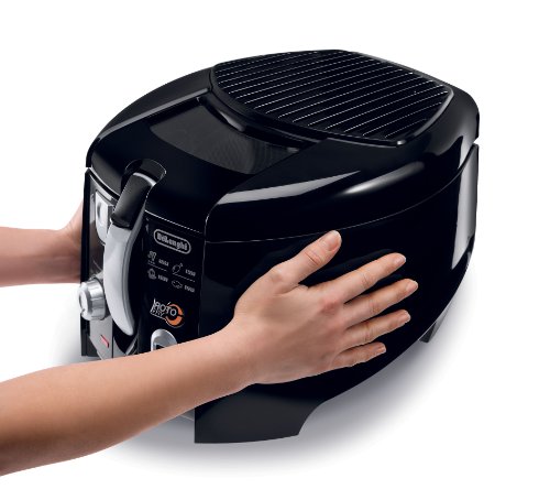 Delonghi D28313UXBK Roto Deep Fryer, Black/Silver