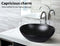 Ceramic Basin Bathroom Sinks Hand Wash Bowl Vanity Above Counter Matte Black