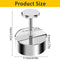 Hamburger Press, 304 Stainless Steel Hamburger Patty Maker Non-Stick Burger Press DIY Meat Processing Dishwasher Safe Kitchen Accessories for Making Meat Patties and Thin Burgers