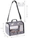Bird Carrier with Stand Perch, Breathable Bird Travel Cage Parrot Carrier for Hiking, Airline Approved