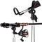 2pcs Fishing Rod Pole Holders for Bank Fishing Black