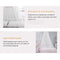 AUTOWT Mosquito Bed Net, White Dome Mosquito Mesh Net Universal for Single Double Bed Easy to Install Hanging Bed Canopy Domestic Outdoor Camping Travel White Insect Protection for Adult Kid Baby