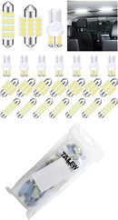 24 Pieces Dome Light LED Car Bulb Kit Set T10 31 mm 42 mm Festoon Bulbs Interior Replacement Bulbs for Car Map Door Courtesy(White)